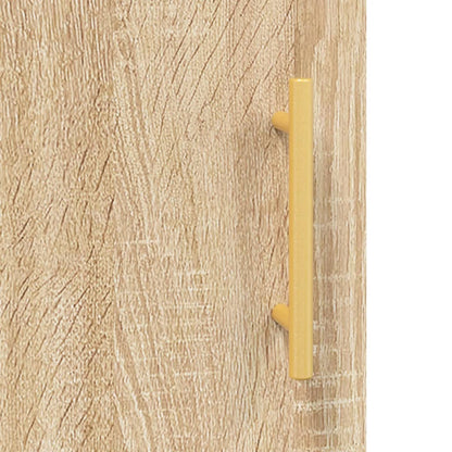 Credenza Rovere Sonoma 69,5x31x115 cm in Legno Multistrato