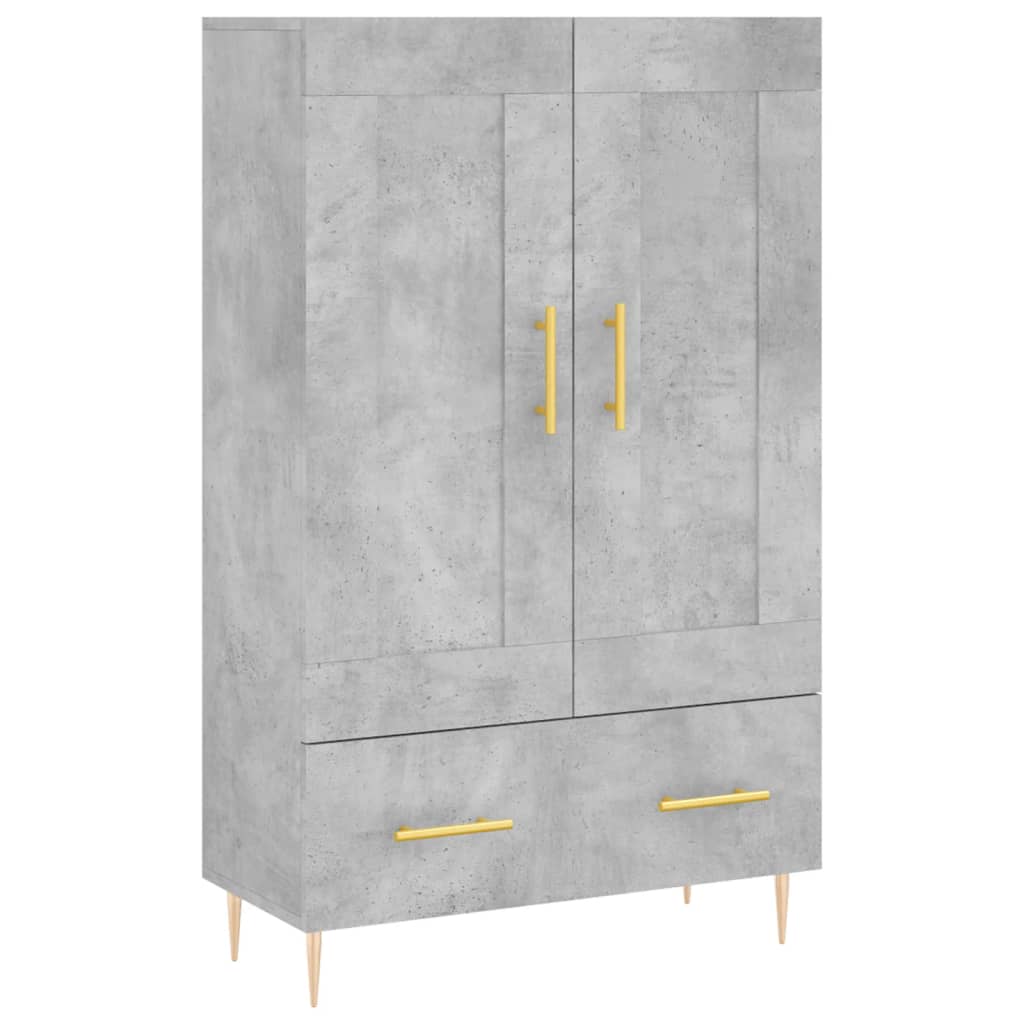 Credenza Grigio Cemento 69,5x31x115 cm in Legno Multistrato - homemem39