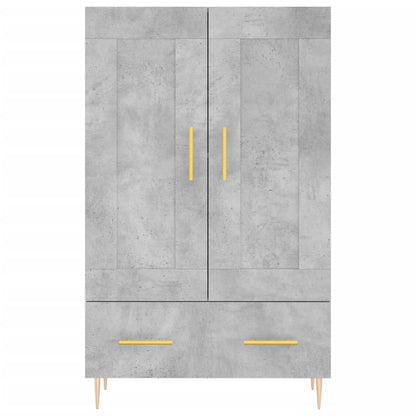 Credenza Grigio Cemento 69,5x31x115 cm in Legno Multistrato - homemem39