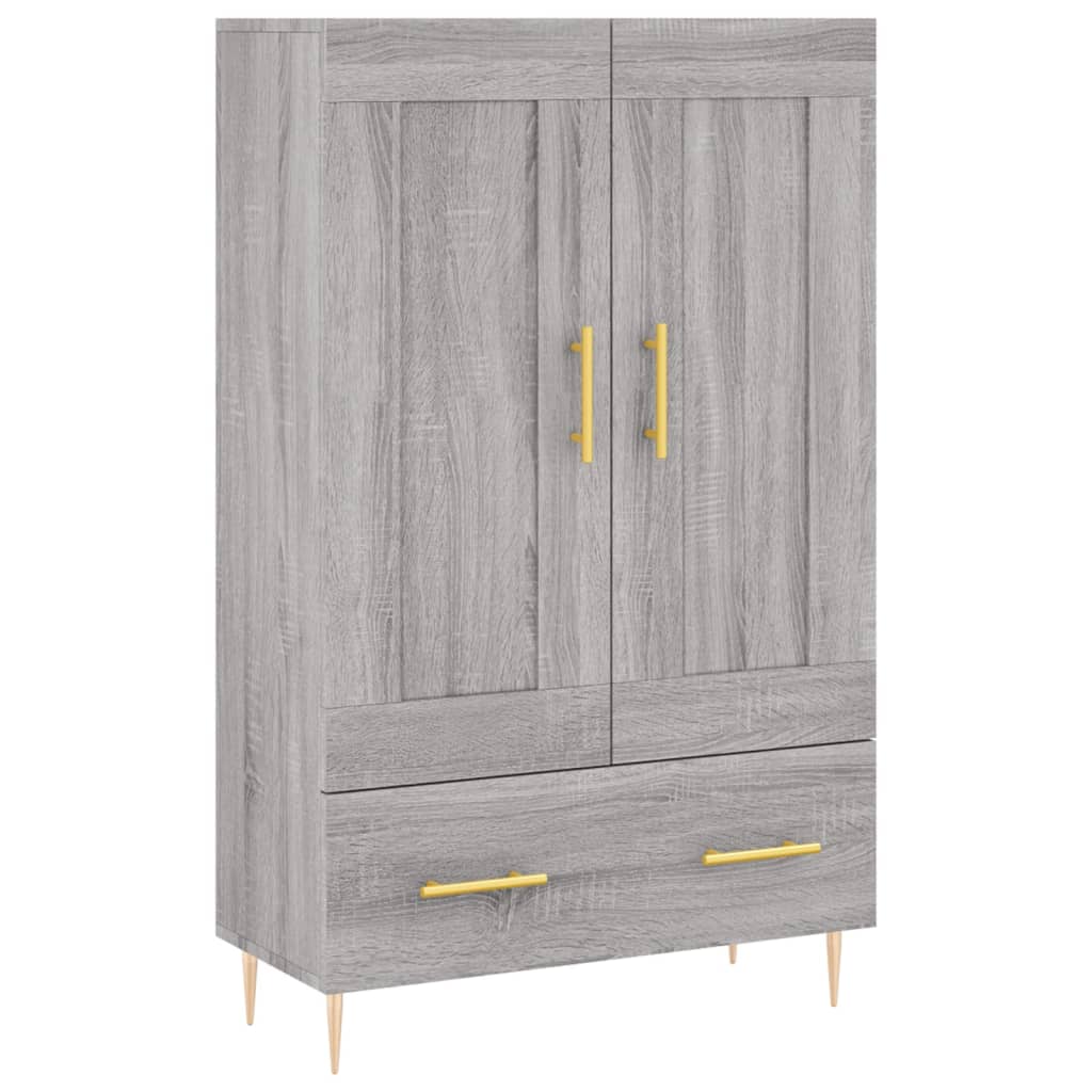 Credenza Grigio Sonoma 69,5x31x115 cm in Legno Multistrato - homemem39