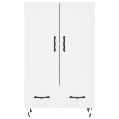 Credenza Bianca 69,5x31x115 cm in Legno Multistrato | homemem39
