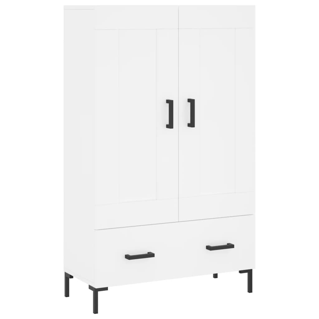 Credenza Bianca 69,5x31x115 cm in Legno Multistrato - homemem39