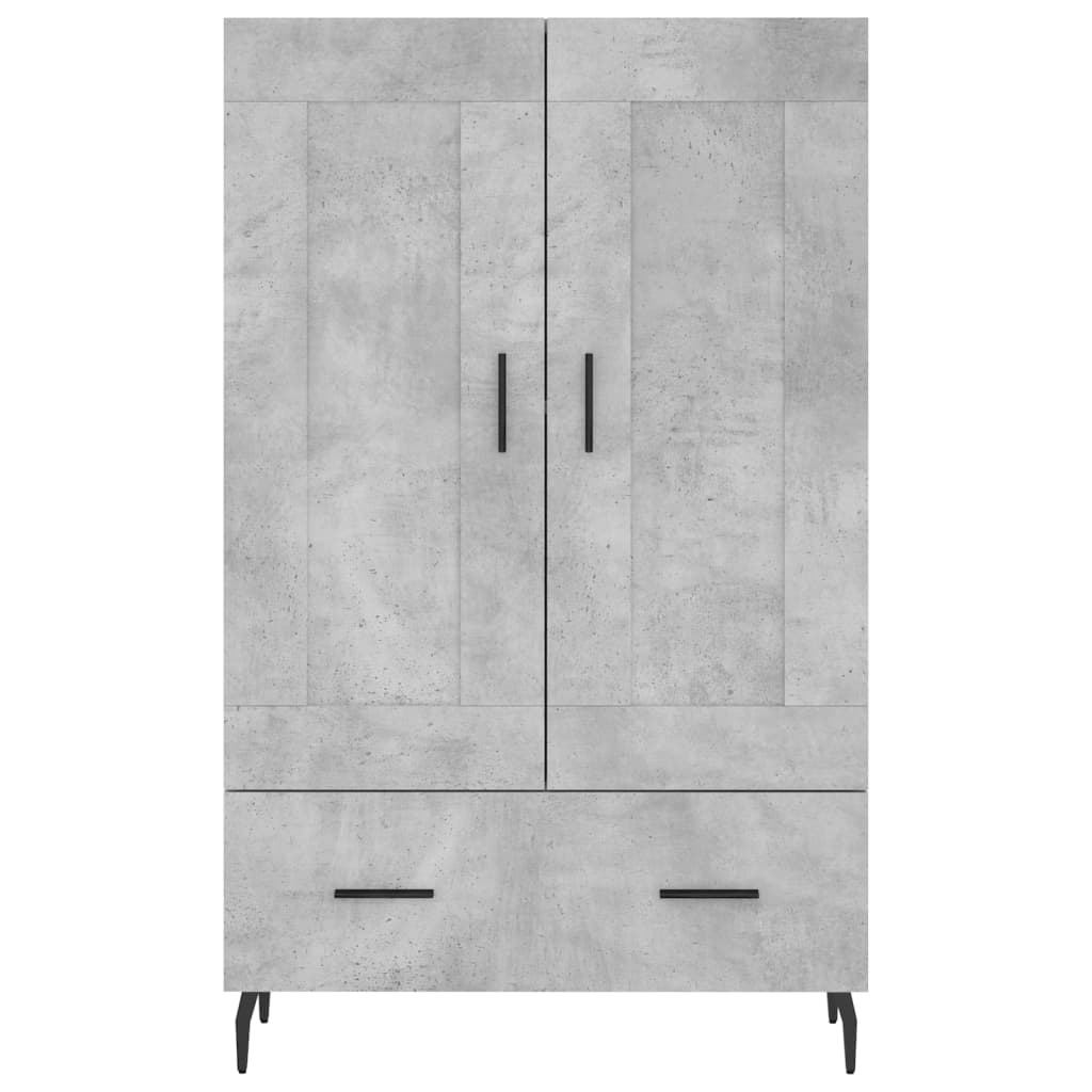 Credenza Grigio Cemento 69,5x31x115 cm in Legno Multistrato - homemem39