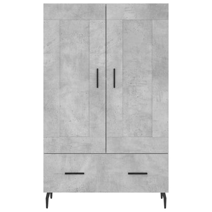 Credenza Grigio Cemento 69,5x31x115 cm in Legno Multistrato - homemem39