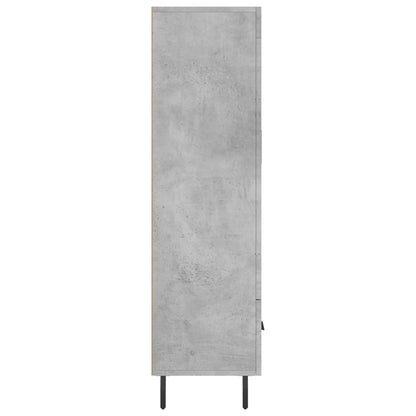 Credenza Grigio Cemento 69,5x31x115 cm in Legno Multistrato - homemem39