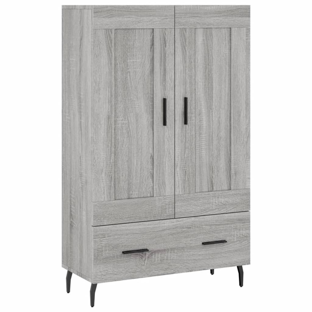Credenza Grigio Sonoma 69,5x31x115 cm in Legno Multistrato - homemem39