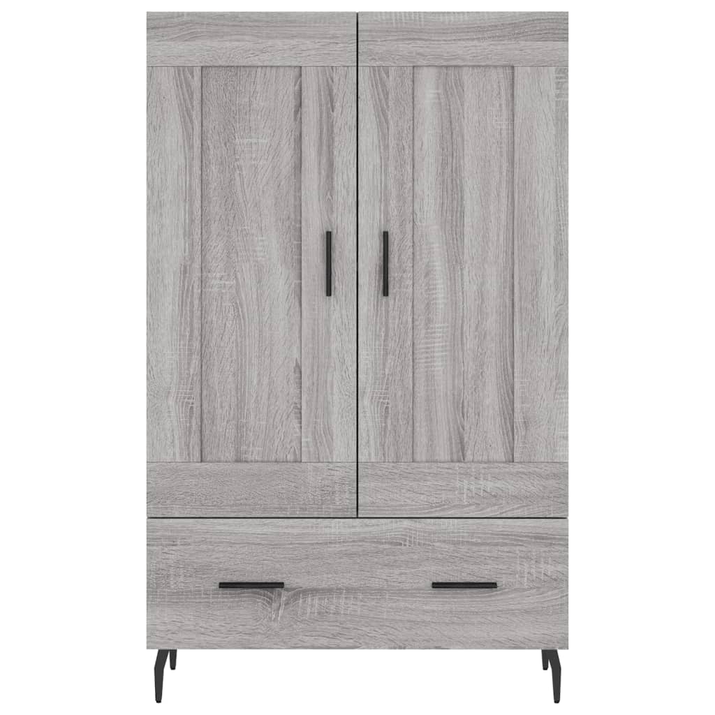 Credenza Grigio Sonoma 69,5x31x115 cm in Legno Multistrato - homemem39