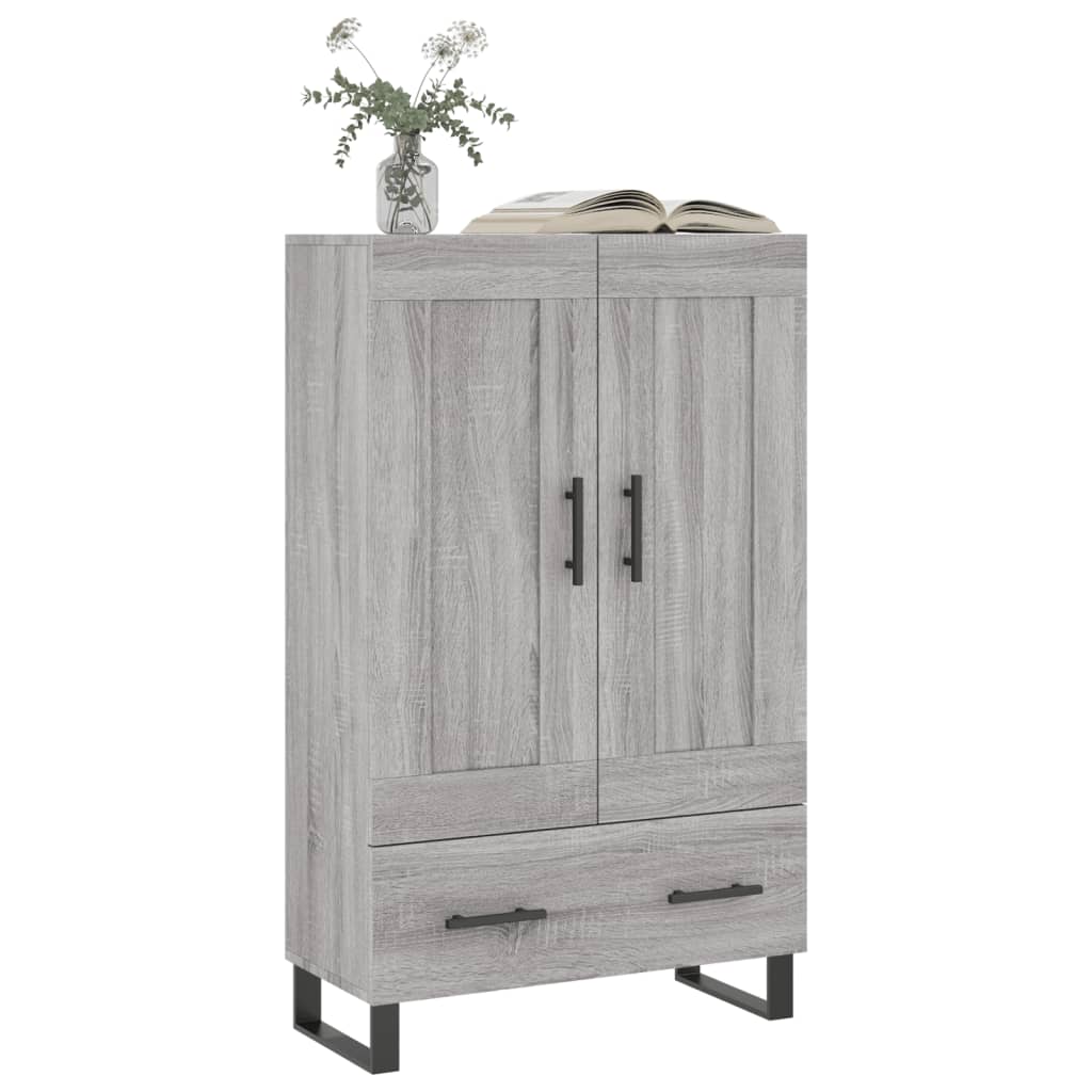Credenza Grigio Sonoma 69,5x31x115 cm in Legno Multistrato - homemem39