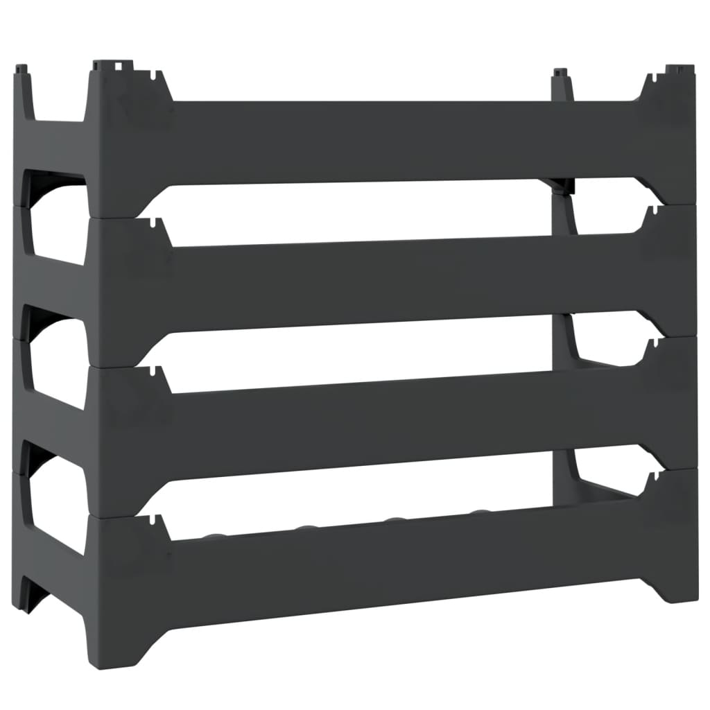 Portabottiglie per 24 Bottiglie in PP Impilabile