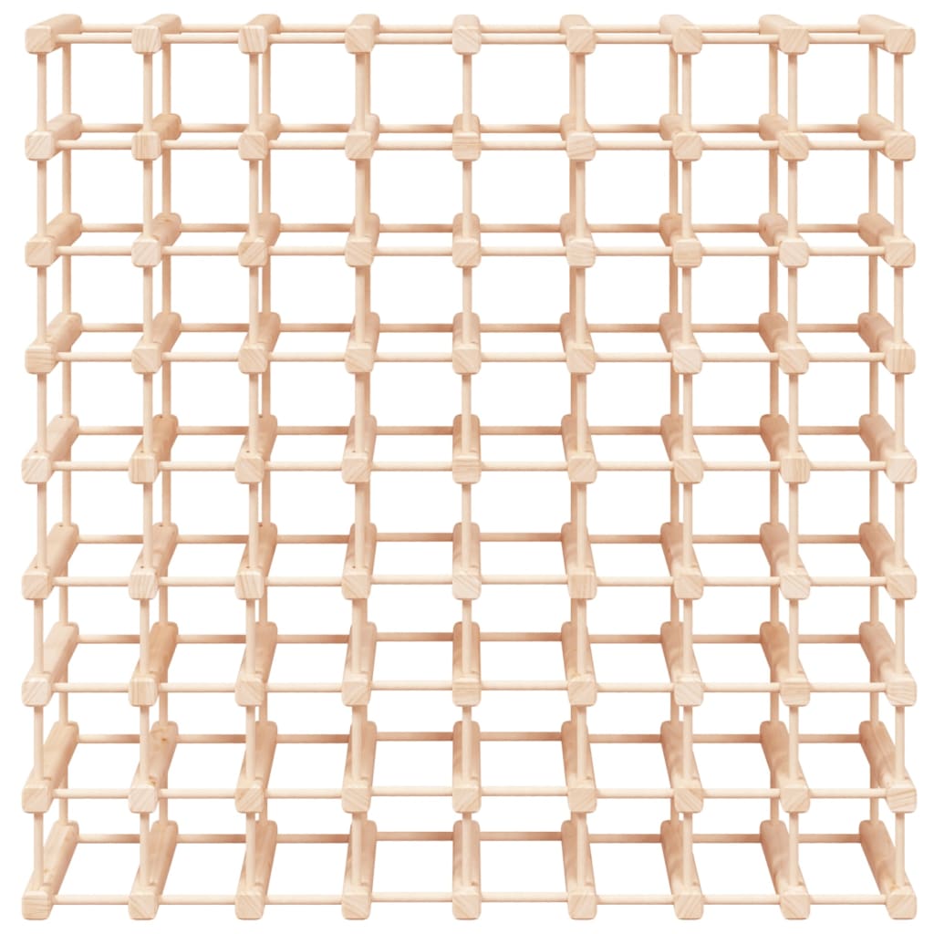 Portabottiglie Vino 72 Bottiglie 90,5x23x90,5 cm Massello Pino