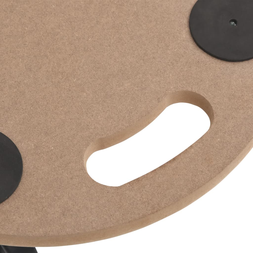 Pedane 2 pz Rotonde in Legno Multistrato - homemem39