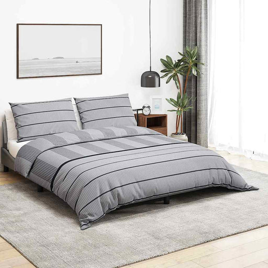 Set Copripiumino Grigio 200x220 cm in Cotone | homemem39