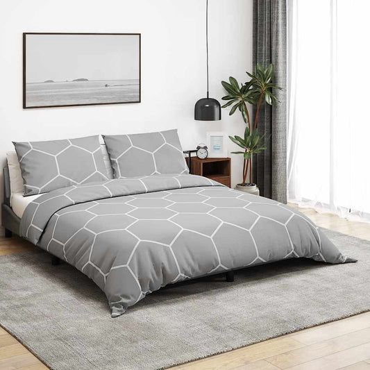 Set Copripiumino Grigio 135x200 cm in Cotone | homemem39
