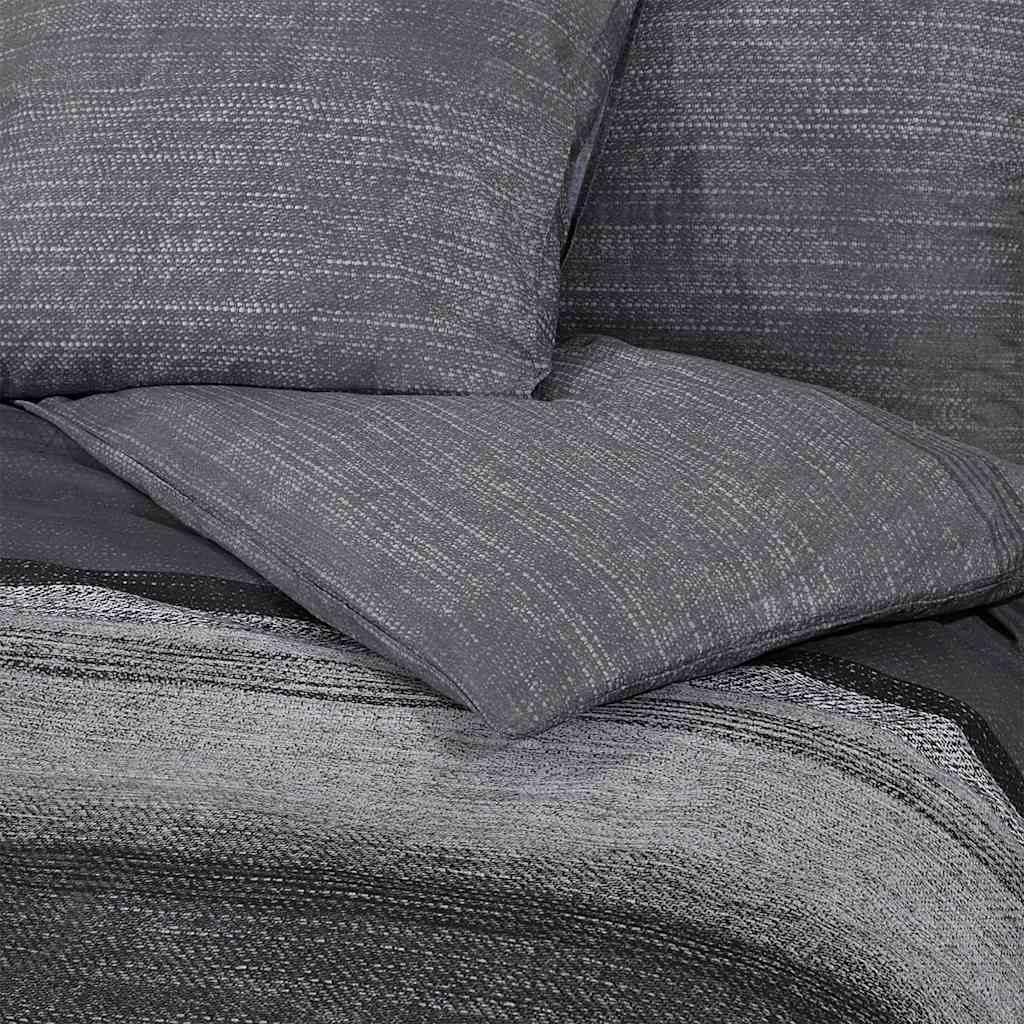 Set Copripiumino Grigio Scuro 135x200 cm in Cotone | homemem39