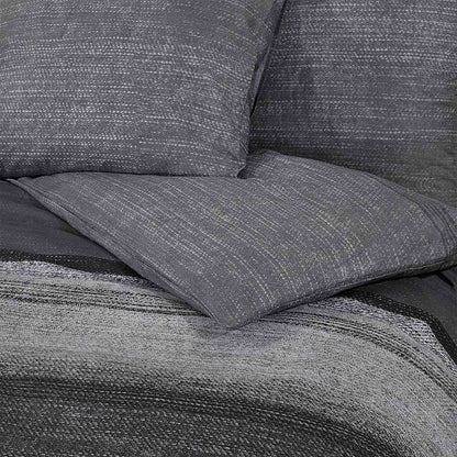 Set Copripiumino Grigio Scuro 135x200 cm in Cotone | homemem39