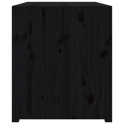Mobile da Cucina da Esterno Nero 106x55x64 cm Legno Massello di Pino - homemem39