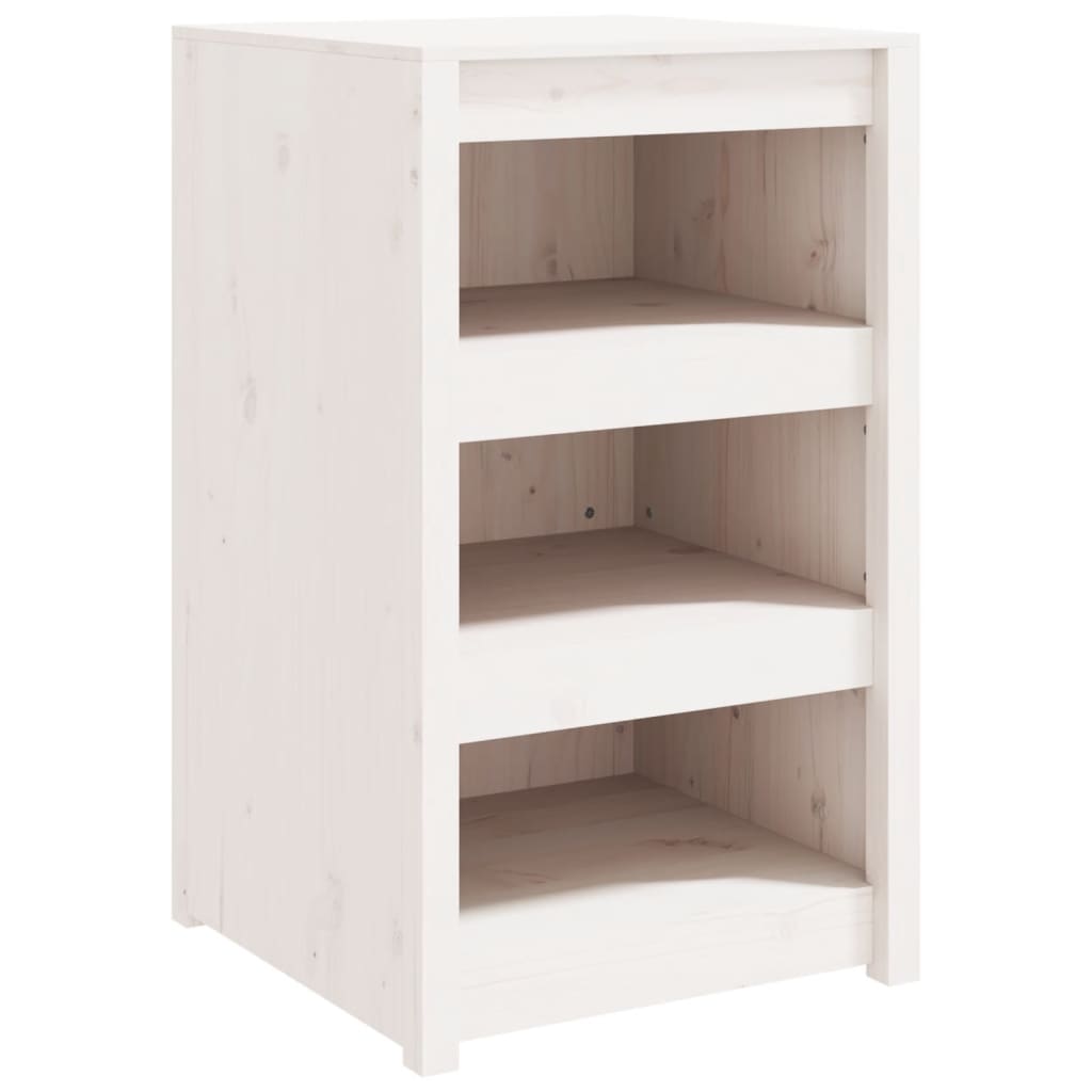 Mobile da Cucina da Esterno Bianco 55x55x92 cm Legno Massello di Pino - homemem39