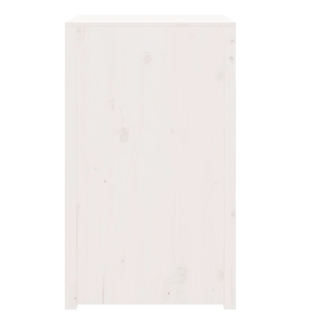 Mobile da Cucina da Esterno Bianco 55x55x92 cm Legno Massello di Pino - homemem39