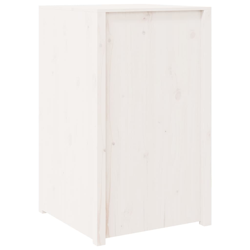Mobile da Cucina da Esterno Bianco 55x55x92 cm Legno Massello di Pino - homemem39