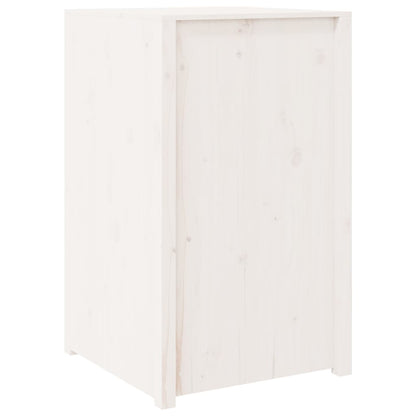 Mobile da Cucina da Esterno Bianco 55x55x92 cm Legno Massello di Pino - homemem39
