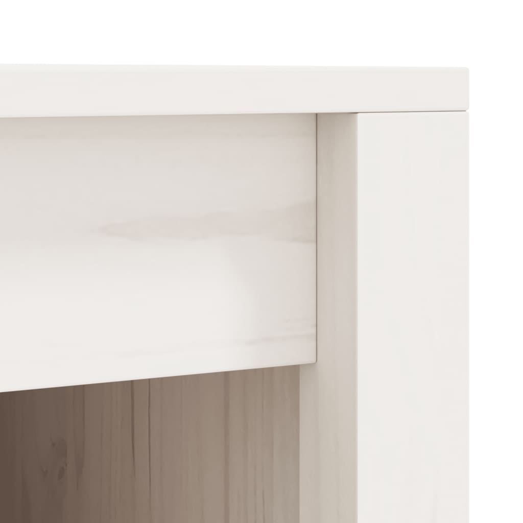 Mobile da Cucina da Esterno Bianco 55x55x92 cm Legno Massello di Pino - homemem39