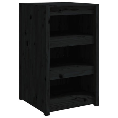 Mobile da Cucina da Esterno Nero 55x55x92 cm Legno Massello di Pino - homemem39