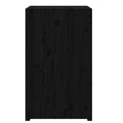 Mobile da Cucina da Esterno Nero 55x55x92 cm Legno Massello di Pino - homemem39