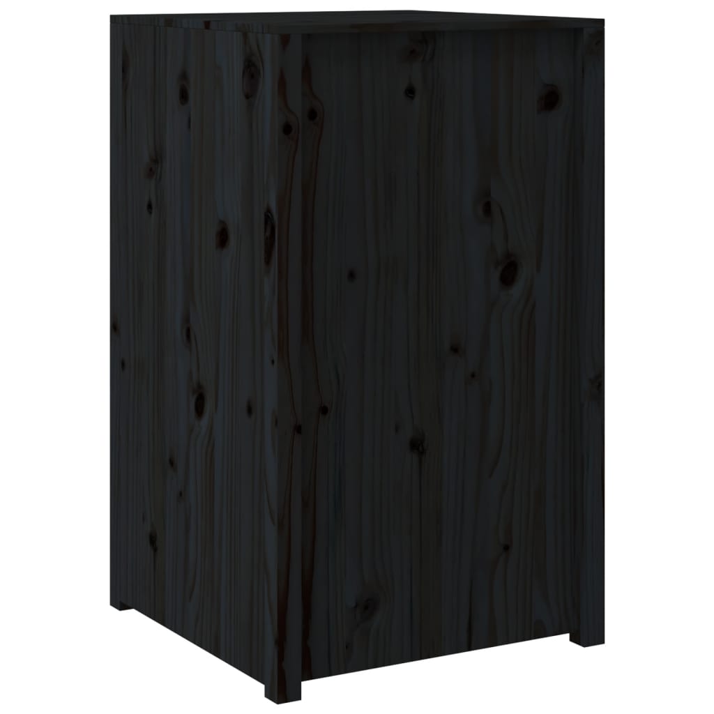 Mobile da Cucina da Esterno Nero 55x55x92 cm Legno Massello di Pino - homemem39