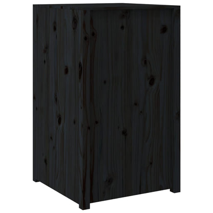 Mobile da Cucina da Esterno Nero 55x55x92 cm Legno Massello di Pino - homemem39