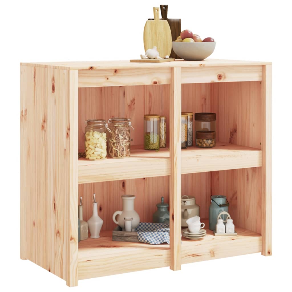Mobile da Cucina da Esterno MEPPEL 106x55x92 cm Legno Massello di Pino | homemem39