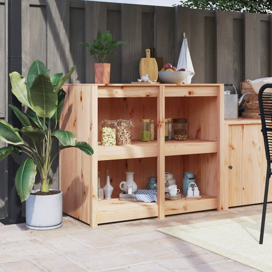 Mobile da Cucina da Esterno 106x55x92 cm Legno Massello di Pino - homemem39