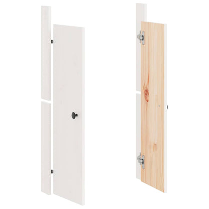 Ante da Cucina da Esterno Bianche 50x9x82 cm Legno Massello di Pino - homemem39