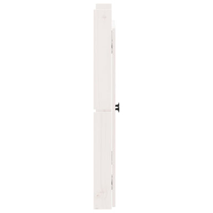 Ante da Cucina da Esterno 2pz Bianche 50x9x82cm Legno Massello di Pino - homemem39