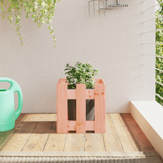 Fioriera Giardino Design Recinzione 30x30x30cm Massello Douglas - homemem39