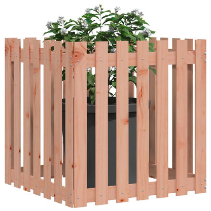 Fioriera Giardino Design Recinzione 70x70x70cm Massello Douglas - homemem39