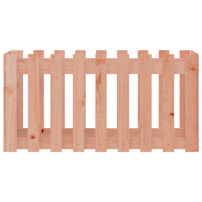 Fioriera Rialzata Giardino Recinzione 100x50x50cm Legno Douglas | homemem39