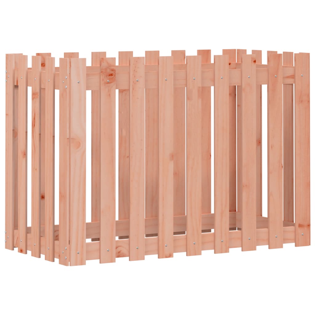 Fioriera Rialzata Giardino Recinzione 100x50x70cm Legno Douglas | homemem39