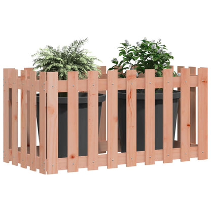 Fioriera Rialzata Giardino Recinzione 100x50x70cm Legno Douglas | homemem39