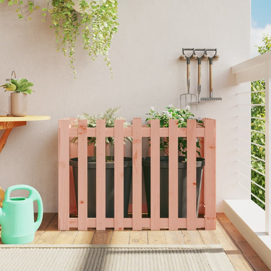 Fioriera Rialzata Giardino Recinzione 100x50x70cm Legno Douglas | homemem39