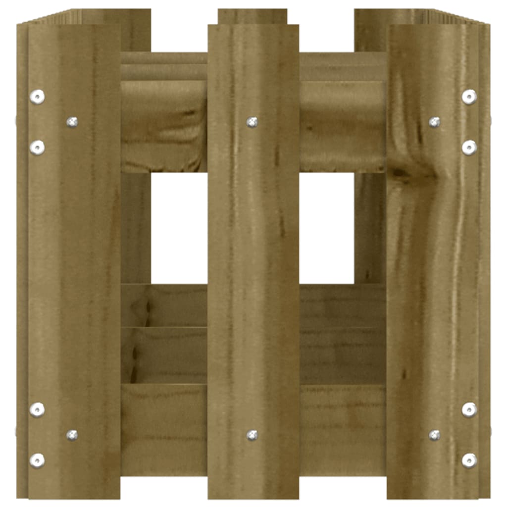 Fioriera da Giardino Recinzione 150x30x30cm Pino Impregnato | homemem39