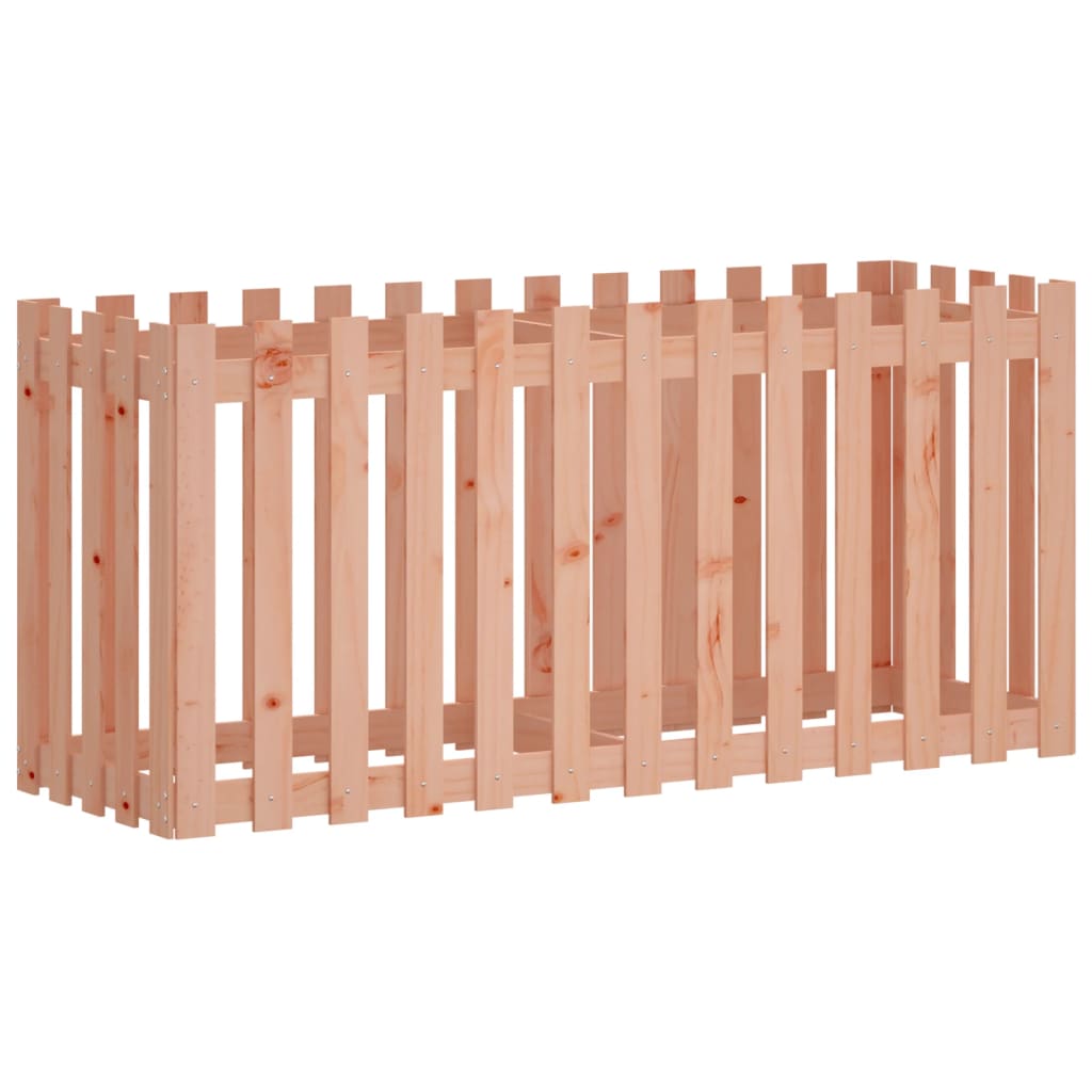 Fioriera Rialzata Giardino Recinzione 150x50x70cm Legno Douglas | homemem39