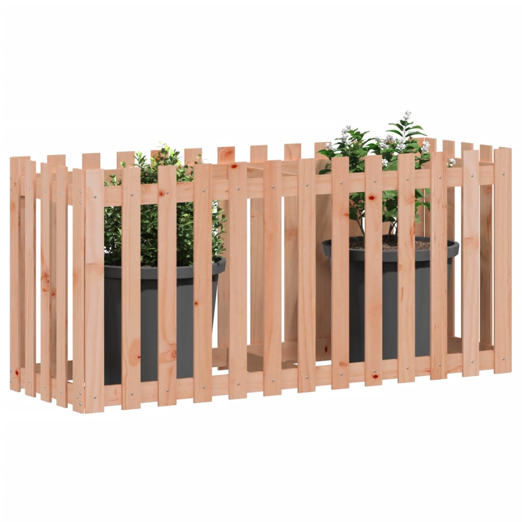 Fioriera Rialzata Giardino Recinzione 150x50x70cm Legno Douglas | homemem39