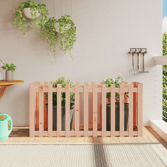 Fioriera Rialzata Giardino Recinzione 150x50x70cm Legno Douglas | homemem39