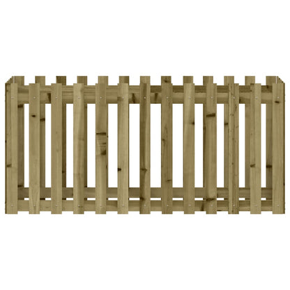 Fioriera da Giardino Recinzione 150x50x70cm in Pino Impregnato | homemem39