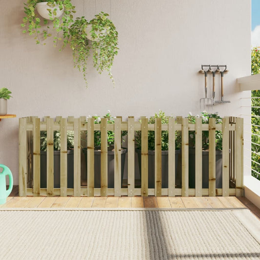 Fioriera da Giardino Recinzione 200x50x70cm in Pino Impregnato - homemem39