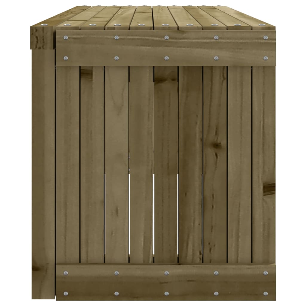 Panca da Giardino Estensibile 212,5x40,5x45 cm Pino Impregnato - homemem39