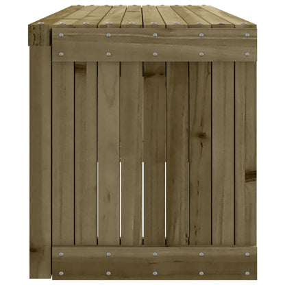 Panca da Giardino Estensibile 212,5x40,5x45 cm Pino Impregnato - homemem39