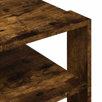 Tavolino Salotto Rovere Fumo 58x58x40 cm Legno Multistrato | homemem39