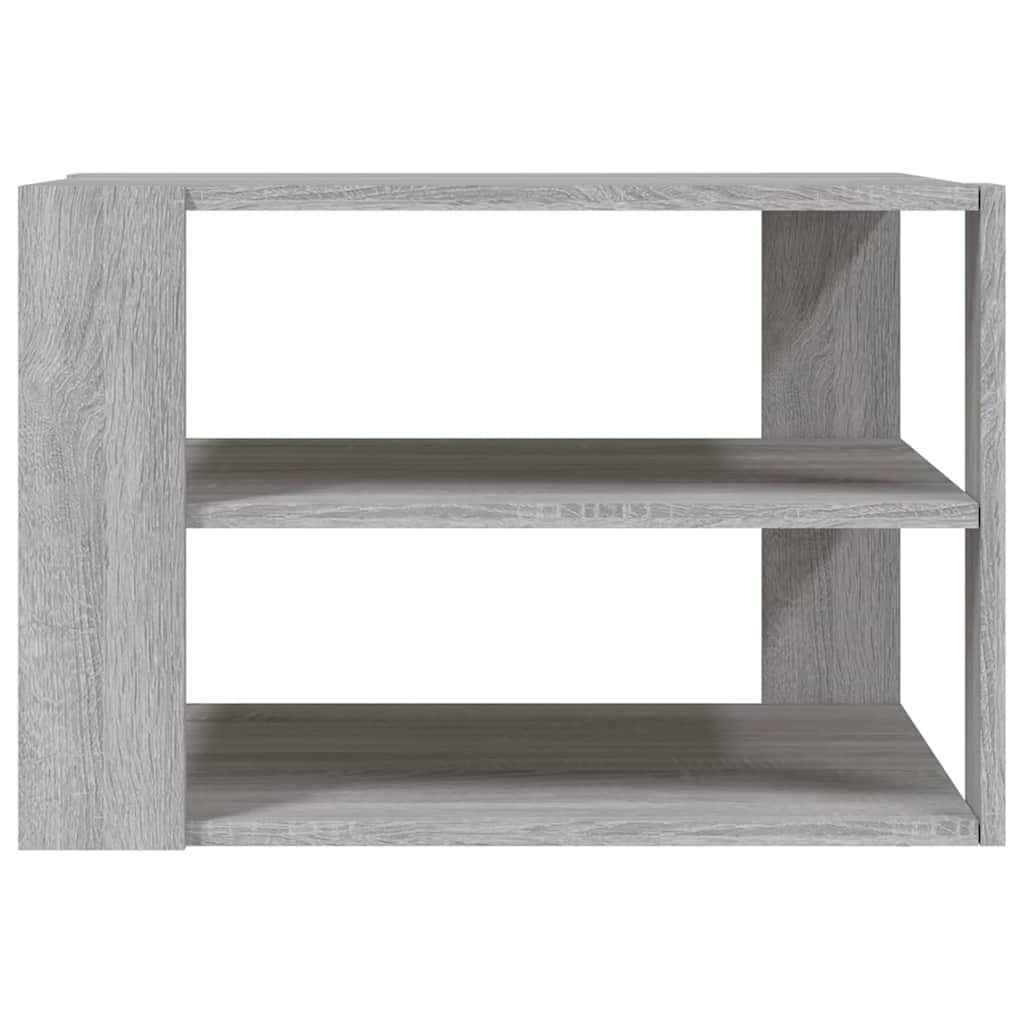 Tavolino Salotto Grigio Sonoma 58x58x40cm Legno Multistrato