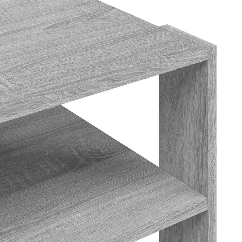 Tavolino Salotto Grigio Sonoma 58x58x40cm Legno Multistrato | homemem39